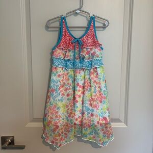 Jona Michelle 4T floral tank top dress